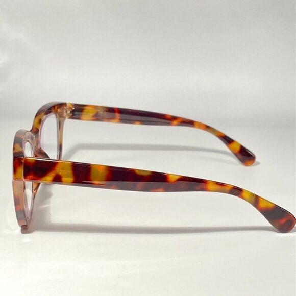 0621 Mona Reading Glasses  2.50 Tortoise Frames Rounded Square Shape - Picture 3 of 8